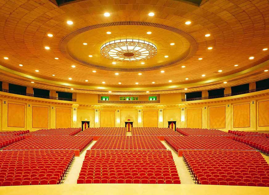 Acoustic materials used in Meeting hall